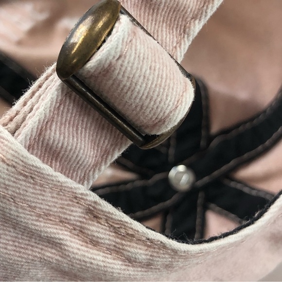 Rae Dunn pink Mom Life distressed blush all cotton ball cap - Picture 8 of 8